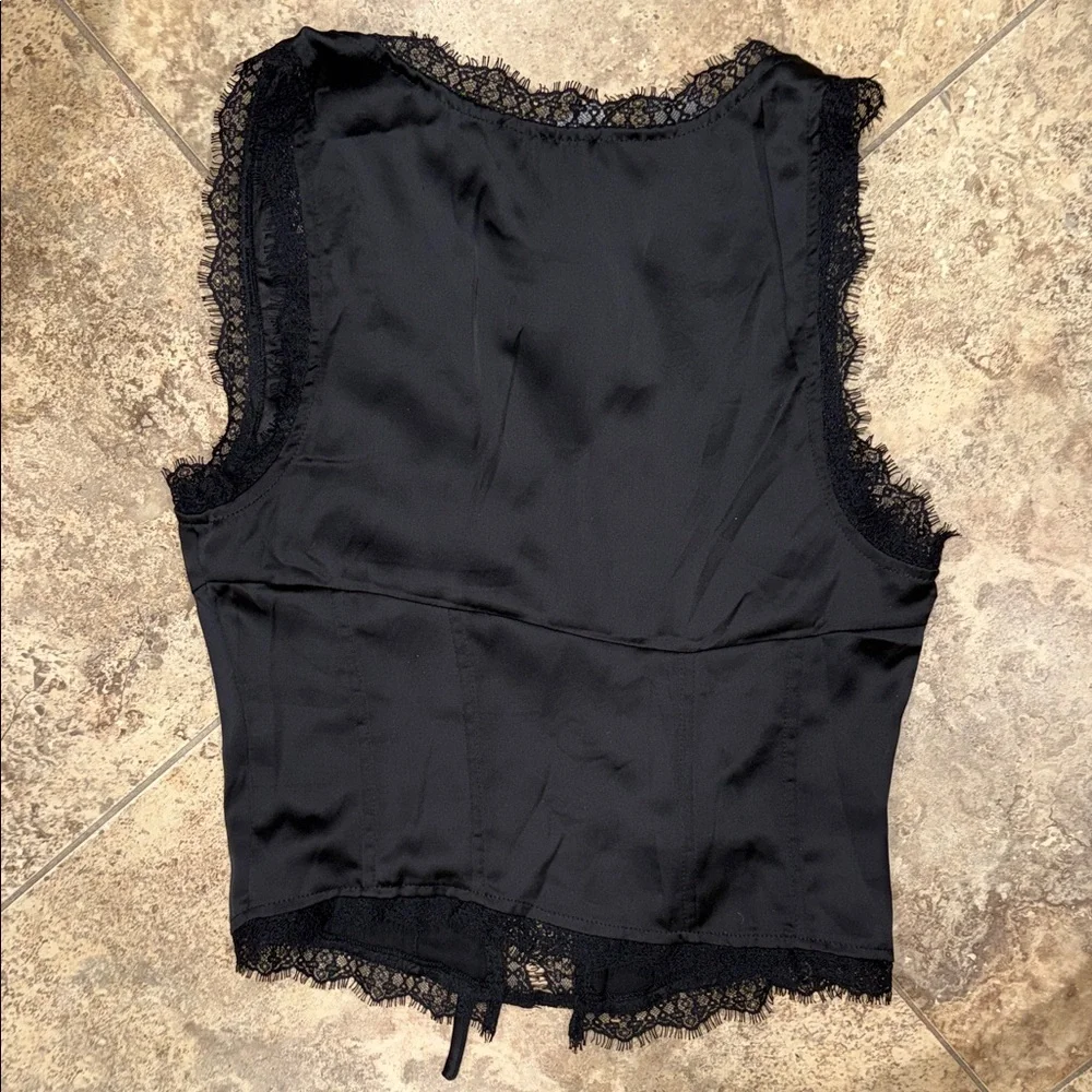 Princess Polly Mavie Satin Set Black - Picture 4 of 4